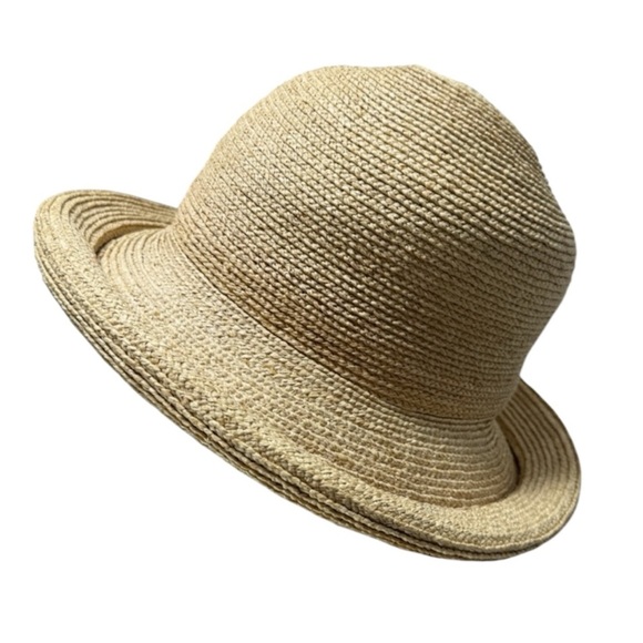 Helen Kaminski Australia Natural Raffia Round Rim Hat main image 4